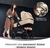 KINDERKRAFT Kočík kombinovaný 4v1 Newly Classic Grey + Mink PRO