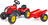 Falk tractor de pedales 2058L Country Farmer con remolque - rojo