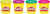 HASBRO - Play-Doh 4er-Pack Becher 4 x 85g