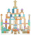 Ensemble de cubes en bois 100 pcs, 2023