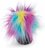 NICI Glubschis peluche Fata Titiyu 15cm, nero, arcobaleno