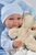 Llorens 73807 NEW BORN chlapček - realistická bábika bábätko s celovinylovým telom - 40