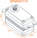 Spektrum servo naviják: rock crawler 1:10 13kg.cm 25T