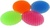Fidget meniaci tvar antistresový plast 11cm 3 farby