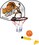 Basketbalový set 36 x 28cm