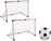 Porta da calcio 2 pezzi con pallina e pompa