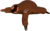 EUGY Lenochod 3D kartonová skládačka