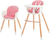 KINDERKRAFT Stolička jedálenská Sienna pink