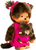 Monchhichi Mončiči mamma con bambino rosa 20cm
