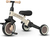 QPLAY Triciclo Stager 3 in 1 Marrone, 2-6 anni