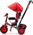 Kinder-Dreirad mit Lichtern Baby Mix Lux Trike rot