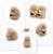 INKARI Plüschspielzeug Alpaka Mini Monsterfluff Blond 15cm