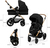 KINDERKRAFT Kočík kombinovaný 3v1 Moov 2 XL Air Black