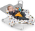 KINDERKRAFT Húpatko vibrujúce s melódiou Felio 2 Forest Yellow 0m+, do 9 kg