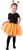 Detský kostým halloween tutu sukňa s čelenkou