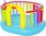 Bestway Centro de juegos inflable Fisher-Price Bouncetopia, 2,26 x 1,75 x 1,38m