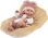 Llorens 73816 NEW BORN DIEVČATKO - realistická bábika bábätko s celovinylovým telom - 40 c
