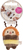 NICI MyMochi portachiavi Ape Hadshi 5 cm