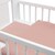Mušelínový set s výplňou New Baby 80x70 cm ružový