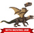Mojo Der Landdrache mit beweglichem Kiefer