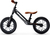 QPLAY Odrážadlo Racer air (Titanium) Black/ Brown, vek 3 - 6 rokov, do 30 kg