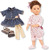 Götz lutka Little Kidz to dress set Stylish 36cm