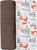 PETITE&amp;MARS Bambus-Musselin-Decke 2er-Set Misty Forest Fox 120 x 120 cm