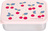 A Little Lovely Company - boîte à déjeuner en acier inoxydable avec couvercle en plastique - cerises