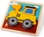 Bigjigs Toys Vkladacie puzzle Bager
