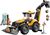 LEGO® City 60480 Žltý nakladač s rýpadlom