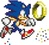 Jixelz REMIX Sonic puzzle plastové pixel art Sonic &amp; Ring