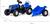 Rollytoys Šliapací traktor Rolly Kid Landini modrý s vlekom