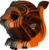 EUGY Lev 3D kartonová skládačka