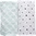 Musselin Decke 2st Mint Boats 100x120cm