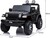 Elektrické autíčko JEEP Wrangler, Jednomiestne, čierne