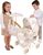 DeCuevas 85078 Klappbarer Puppenwagen mit Sonnenschirm und Tasche Verona 2024 - 60 cm