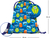 BAAGL Vorschulrucksack Monsters