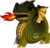 EUGY Drak 3D kartonová skládačka