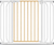 LIONELO Barrière de sécurité pour enfants Truus Slim White Natural 75-105 cm