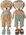 BK HAPPY MAEL pantaloni maro leu (30 cm) Bukowski Design