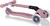 Globber kolobežka Junior Foldable lights Ecologic - Berry