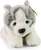 Cane husky di peluche sdraiato 20 cm Eco-Friendly