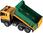 Camion in plastica 25cm a frizione a batteria con luce e suono 31x19cm