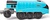 Bigjigs Rail Elektrická lokomotíva Mallard modrá