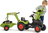 Falk Tractor de pedales Claas Arion 410 con excavadora y remolque