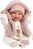 Llorens 63814 NEW BORN - muñeca bebé realista con sonidos y cuerpo de tela suave