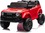 Elektrické autíčko Toyota Landcruiser 12V, červené, široké jednomiestne sedadlo, 2,4 GHz d
