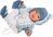 Llorens 42405 BABY ENZO - realistická bábika so zvukmi a mäkkým látkovým telom - 42 cm