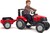 Falk Šliapací traktor 996AB Case IH Puma 240CVX s vlečkou - červený