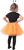 Detský kostým halloween tutu sukňa s čelenkou